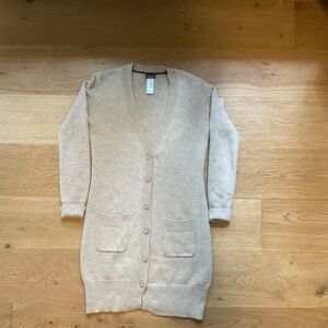 Patagonia coatigan long cardigan, 100% cashmere